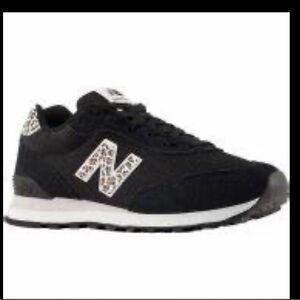 New Balance Women's 515v3 Black Sneakers with Leopard Accents size 11